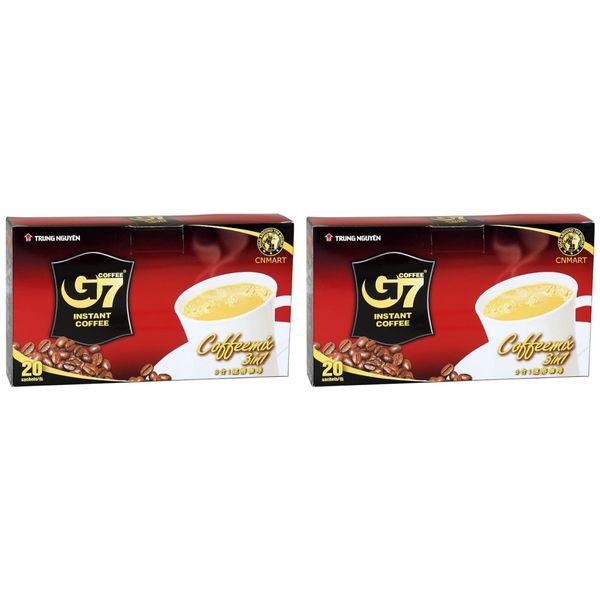 CNMART Trung Nguyen G7 Instant Coffee Vietnamese Coffee Mix 3 in 1 320g (Pack of 2)