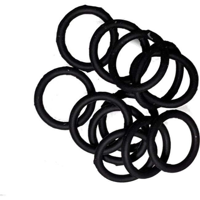 Mini Black Silicone Non Slip Endless Snag Free Hair Bobbles Hair Elastics