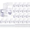 Mirror Holder Clips,Clear Plastic Mirror Clips for Wall Mounting Mirror Mounting