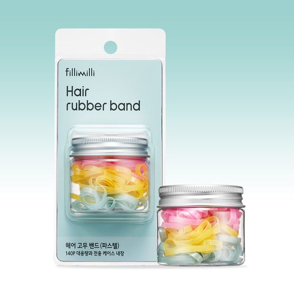 FiliMili Hair Rubber Band 140P Pastel