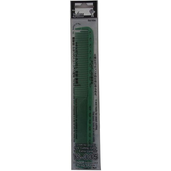 Y.S.PARK Fine Cutting Comb YS-335 Green