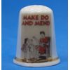 Porcelain China Thimble - Home Sewing Make Do and Mend