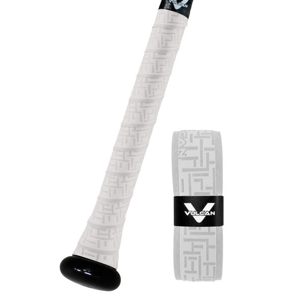 Vulcan 0.50mm Bat Grip/White