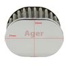 Ager Oval Power Filter 54mm Plated 4 Pack