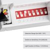 SEBSON Mini PIR Sensor Indoor, Ceiling Flush Mounted for Installation, LED suitable, Infrared Motion Sensor, Range max. 6m/360°, Programmable