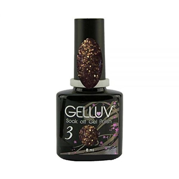 Gelluv Soak Off Nail Polish 8ml UV LED - Hot Chocolate