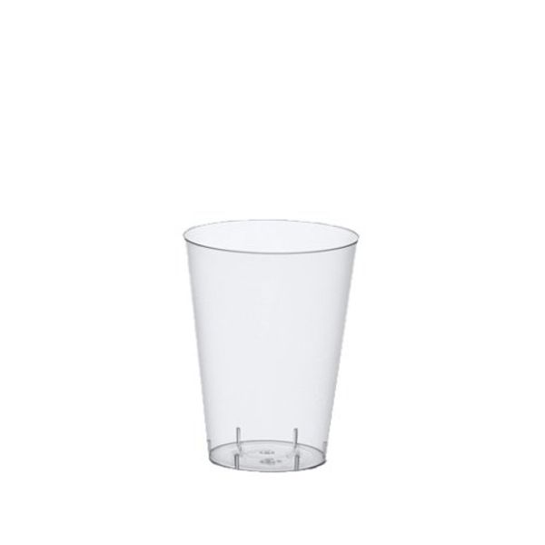 40 Becher, PS 0,1 l Ø 5,5 cm · 7,5 cm transparent