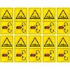 10x PTO Guard Safety Shield Warning Hazard Label Replacement for Allis Chalmers Tractor