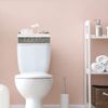 Storage Basket Wicker Basket Bin for Organizing with Handle Countertop 2Set Grey