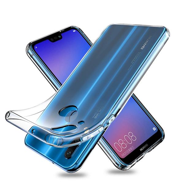 Youriad Huawei P20 Lite Case Cover | Transparent, Clear, Soft Cover, Features, Lightweight, Thin, Strap, Anti-Slip, Wireless Charging, Drop Prevention, TPU (Only for Huawei P20 Lite Cover)