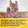 Nature Made Calcium 600 mg with Vitamin D3 Supplement 60 Count Tablets