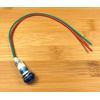 BBT 12 VDC Waterproof Blue LED Low-Profile Indicator Light