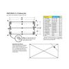 Dock Edge Stationary Dock Connector Hinge, Galvanized