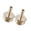 Hihaha 2 Pcs 8mm 3/4" BSP Male Thread Hose Fitting Connector Durable Material