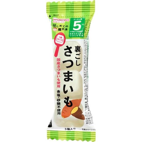 Wakodo First Weaning Food Sweet Potato, 0.4 oz (10 g)