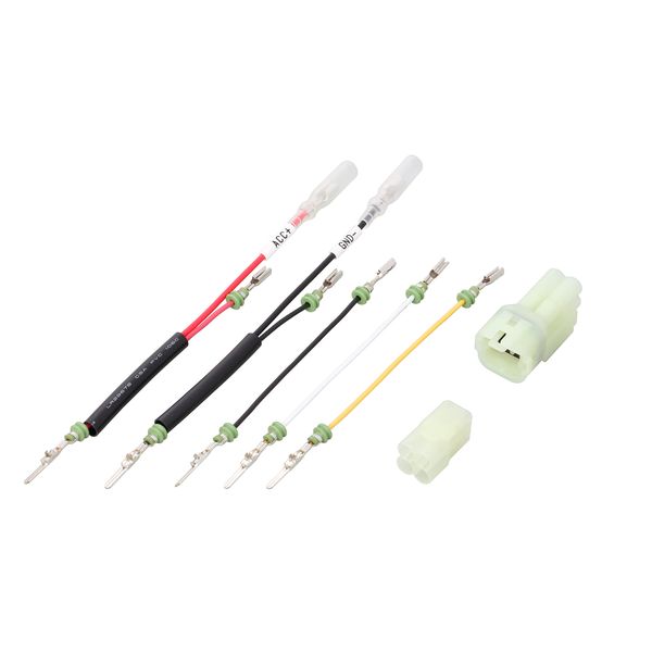 Kitaco 756-9009040 Power Harness Handmade KIT HM (4P) General Purpose White