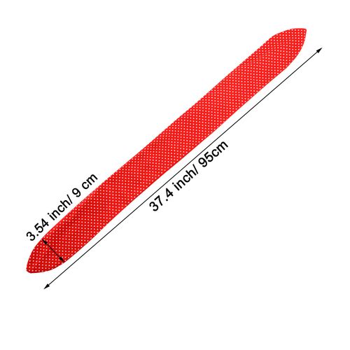 Costume Headband White Polka Dot Bandana Headband Wire Headband Halloween Dress up Retro Hairband Headwrap Hair Accessories for Women(Small Dots,Red)