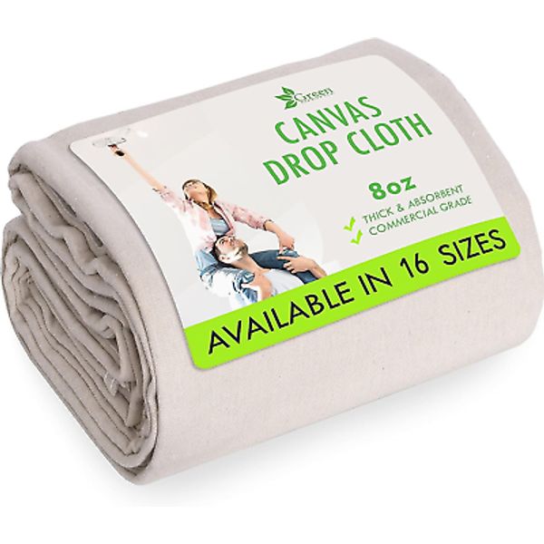 All Purpose Canvas Drop Cloth - Canvas Tarp, Canvas Fabric Drop Cloth Curtains,