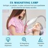Facial Steamer Ozone Face Steamer w/ 5X Magnifying Lamp & Hot/Cool Mist Function