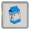 Milk Carton - Plastic Tea Coaster/Beer Mat
