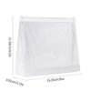 Mini Small PVC Transparent Plastic Cosmetic Organizer Bag Pouch with Zipper Closure for Vacation Travel, Bathroom and Organizing Waterproof Makeup Bag