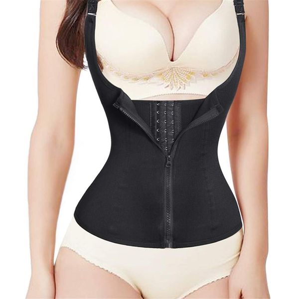 Sawaiko Women's Corset, Waist Cincher, Corrective Underwear, Stretch Back Muscles, Beautiful Waist, Bust Lifting, Shapewear, Lower Back, Support, Easy to Move, Good Tummy Tightening, Curse, Breathable, Elastic, Built-in Bones, Body Shape Breathable, Black