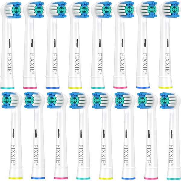 Replacement Toothbrush Heads for Oral B Braun, 16 Heads Professional Electric Toothbrush Heads, Brush Heads Refill Compatible with Oral-B Toothbrush (16 Heads)