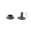 Snap Fastener's, Black Oxide-Brass, Matte Finish, Long Post Cap & Eyelet (50 Piece Cap, Socket, Stud & Eyelet)
