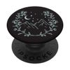 Solid Soft Mint - Boho Floral Moon Mountain PopSockets Swappable PopGrip