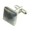 Cuff links Grey Cufflinks~assorted cufflinks combination of stones Select Gift Pouch
