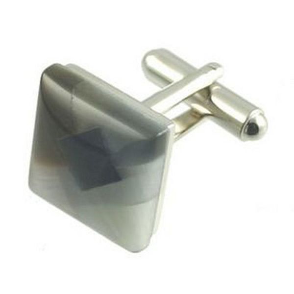 Cuff links Grey Cufflinks~assorted cufflinks combination of stones Select Gift Pouch