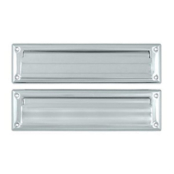 Deltana MS212U26 13 1/8-Inch Mail Slot with Solid Brass Interior Flap