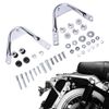 Chrome Tour Pak Pack Mount Rack Docking Hardware Kit for Harley Touring 97-08