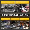 8Pcs Rear Suspension Kit Upper Lower Control Lateral Toe Arms Sway Bar Links