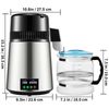 4L Water Distiller 1L/H Distilled Water Filter Maker Timing & Temp Display