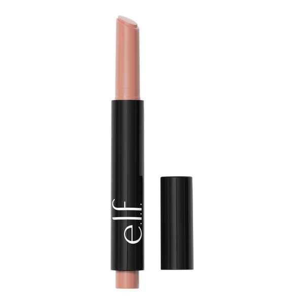 e.l.f. Pout Clout Lip Plumping Pen, Tinted & Moisturising, Simple Colour & Shimmering Shine with Passion Fruit Oil, Vegan & Cruelty Free, Just Peachy