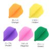 COSMO DARTS Fit Flight Fit Flight Shape, Pack of 6, Solid, White, Darts, Flight