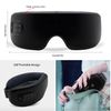 Smart Eye Massager Wireless, Heated, Built-in Bluetooth USB Rechargeable - Black