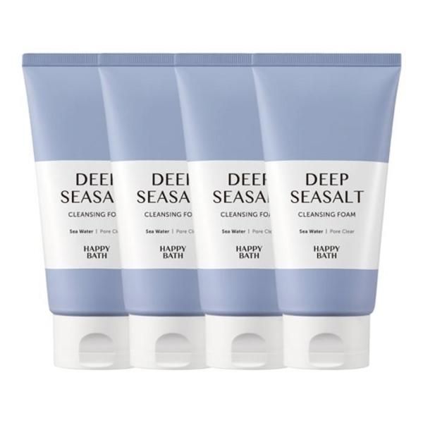 [Happy Bath] Happy Bath Perfect Deep Sea Salt Cleansing Foam 150g x4