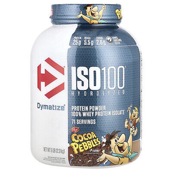 ISO100® Hydrolyzed, 100% Whey Protein Isolate, Cocoa Pebbles, 5 lb (2.3 kg)
