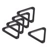 sourcing map Metal Triangle Ring Buckle 20mm(0.79") Inner Width for DIY Matt Black 10pcs