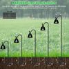FEED GARDEN Only 7 Prongs Base Bird Feeder Pole, Shepherds Hooks Extension Pole 1 Pack