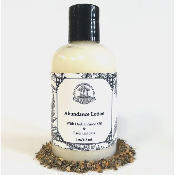 Abundance Hand & Body Lotion for Prosperity Success: Hoodoo Voodoo Wiccan Pagan