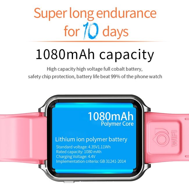 Google Wearables4g Smartwatch With Dual Camera, Gps, Sim, Android