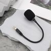 ECSiNG 3.5mm TRS Omnidirectional Condenser Microphone Length 17cm Compatible with DJI Wireless Mic Transmitters