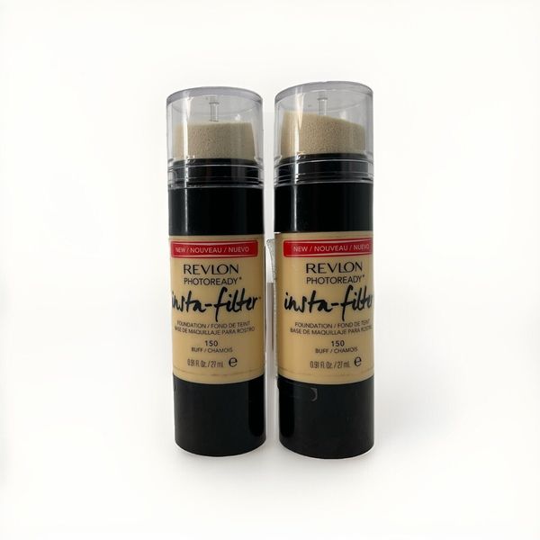 2 PACK Revlon PhotoReady Insta-Filter Foundation #150 Buff NWOB