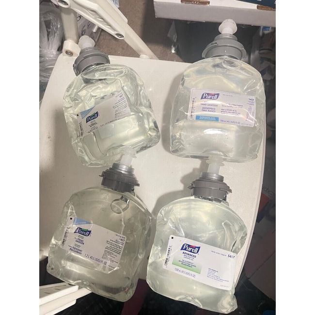 PURELL 5457-04 Refill 1200ML Advanced Gel Hand Sanitizer EXP varies Case of 4(DR