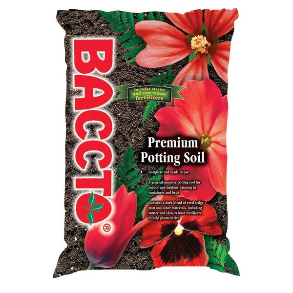 Michigan Peat 1250 Baccto Premium Potting Soil, 50-Pound