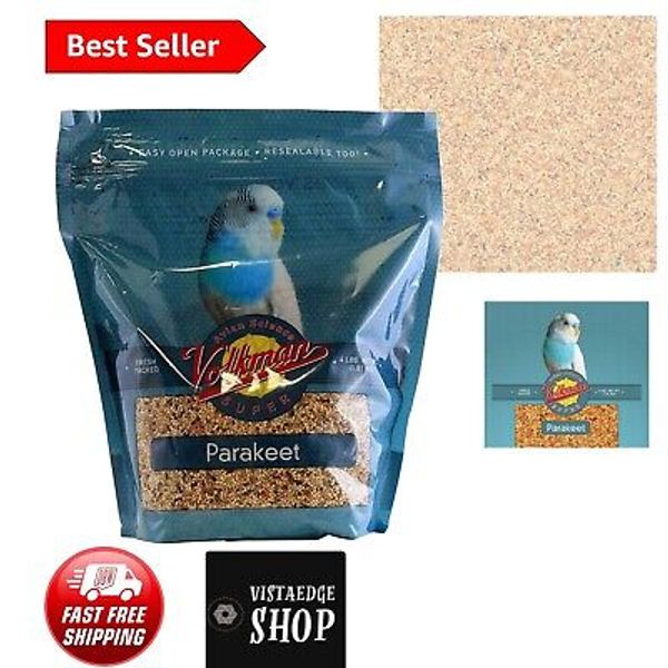 Balanced Nutrition Parakeet Seed Mix - Complete Diet for Small Bird Health