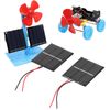 0.4W 1.5V 2Pcs Mini Small Solar Panel Module DIY Polysilicon Solar Cell 43x55mm Solar Panel Power Home DIY Project